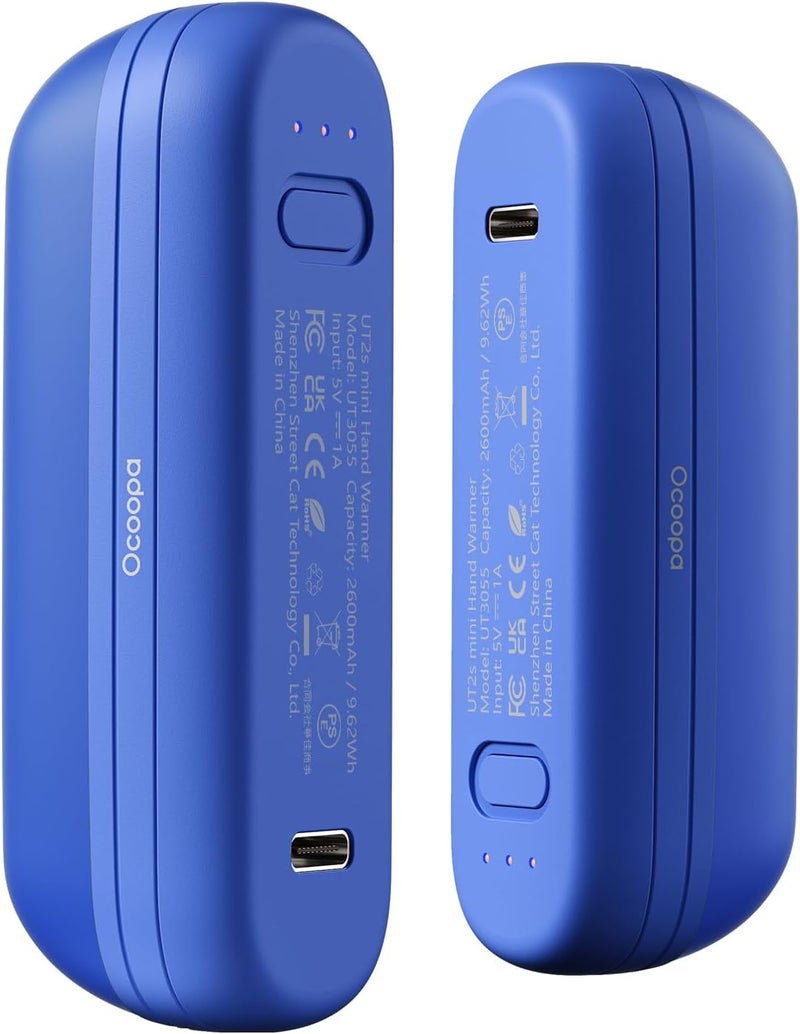 OCOOPA 2 in 1 Magnetic Rechargeable Hand Warmers, UT2s Mini Electric Handwarmers 2 Pack, Split USB-C, Reusable Portable Pocket Heater, Raynauds, Golf, Christmas, Tech Gifts for Women Men - Image 1